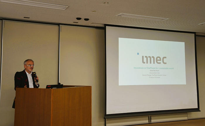 Chris Van Hoof imec Vice Presidentによる基調講演